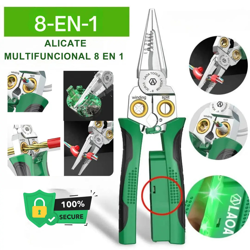 ALICATE MULTIFUNCIONAL 8 EN 1