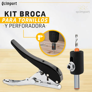 KIT BROCA PARA TORNILLOS + PERFORADORA