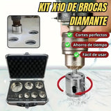 KIT X10 DE BROCAS DIAMANTE