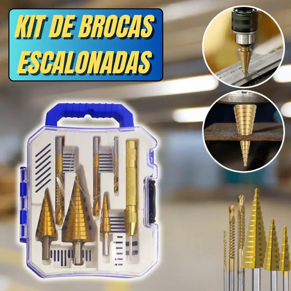 KIT DE BROCAS ESCALONADAS